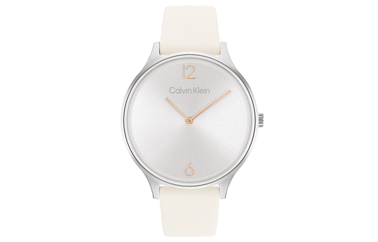 

Calvin Klein Часы Wrist Watch Quartz Movement Leather Strap 38mm White Dial Women's Watch, White Dial 25200010