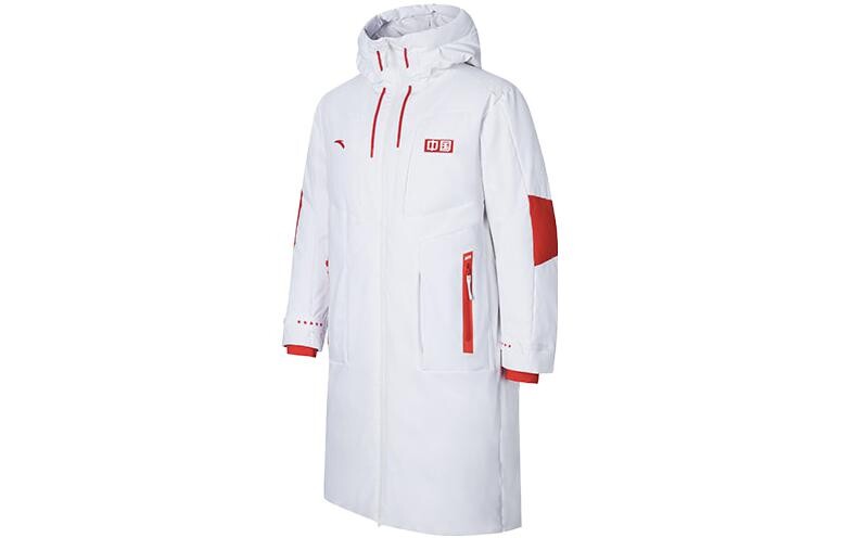 

Chenpeng X Down Jacket Men Snowflake White Anta, цвет Snowflake White