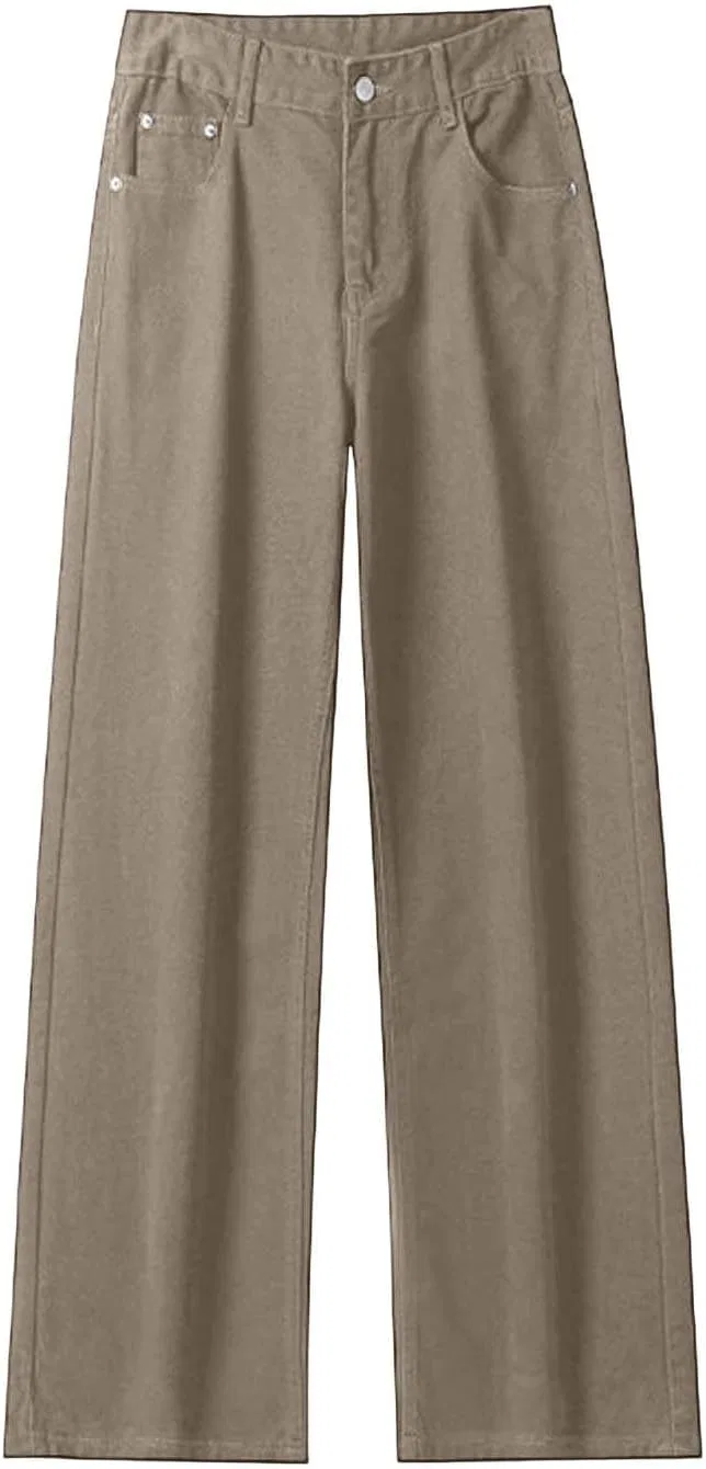 Джинсы свободные Men's Wide Leg Jeans Baggy, C2-coffee — фото 3
