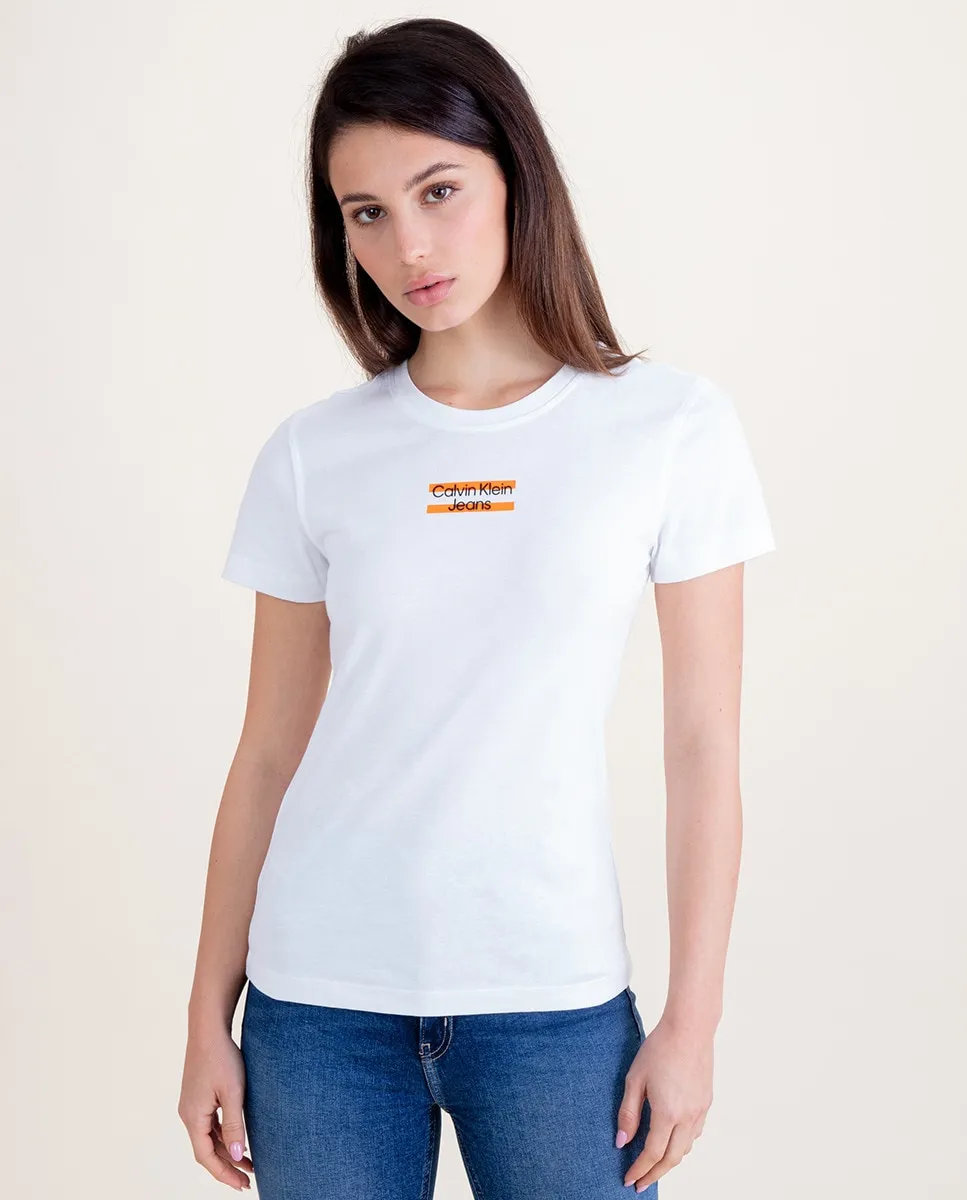 

Женская футболка с коротким рукавом Calvin Klein Jeans, белый