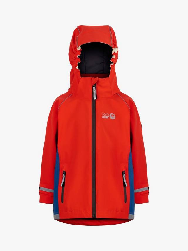 

Детская приключенческая куртка waterproof Spotty Otter, Fiery Red