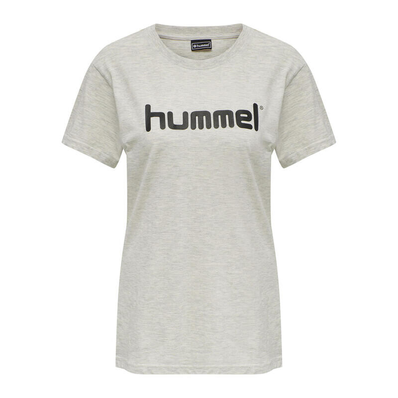 

Женская футболка с логотипом Hmlgo для мультиспорта HUMMEL, цвет grau