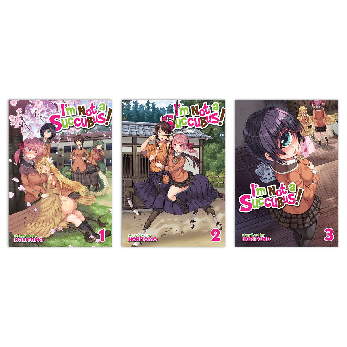 

Манга Im Not a Succubus! Manga (1-3) Bundle