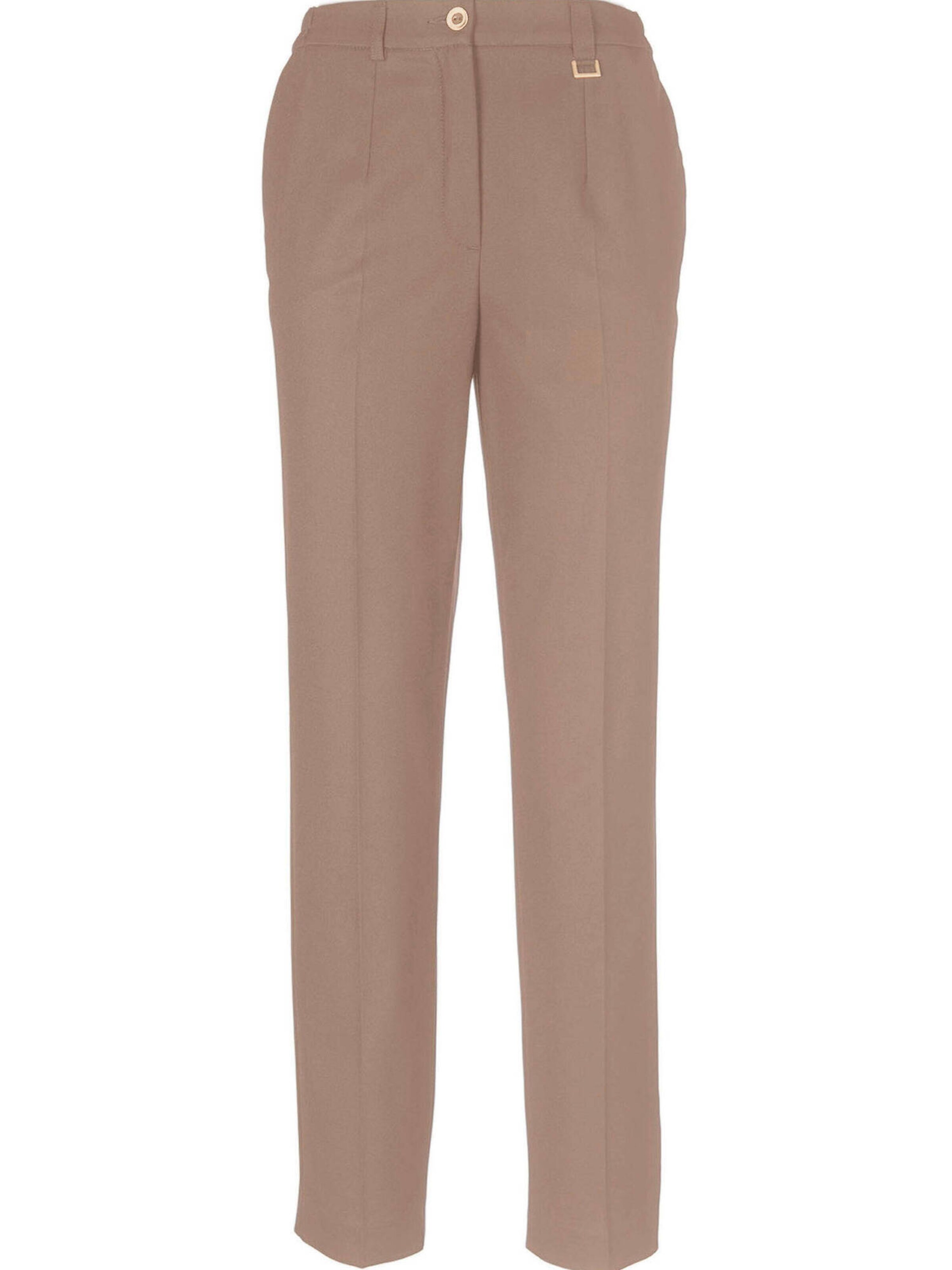 

Goldner Обычные плиссированные брюки 'CARLA' в бежевом цвете