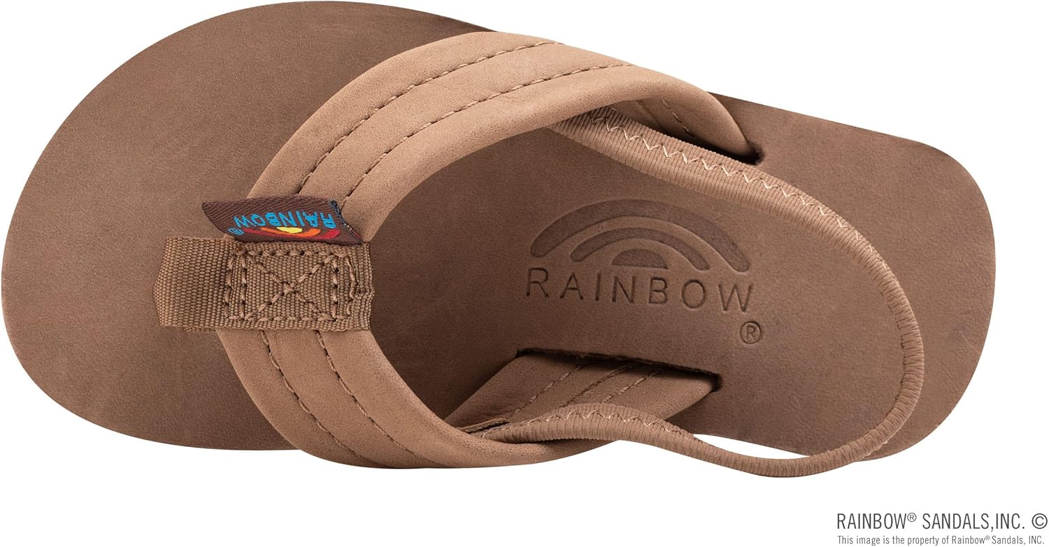 Детские сандалии Rainbow, однослойные, из высококачественной кожи Rainbow Sandals, темно-коричневый — фото 3
