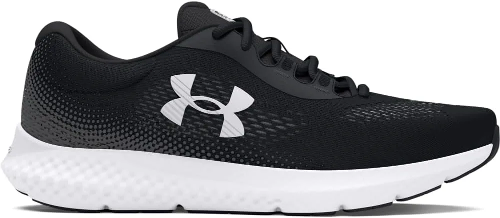 Мужские кроссовки Under Armour Charged Rogue 4 4e, черно-белый — фото 2
