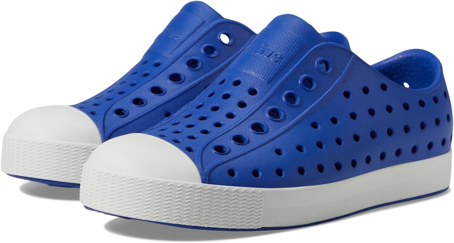 

Кроссовки Native Shoes Kids Jefferson, цвет Adventure Blue/Shell White