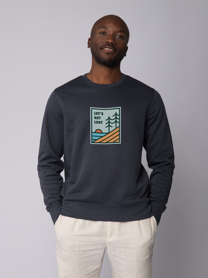 

Толстовка wat Apparel Lets Get Lost, цвет india ink grey