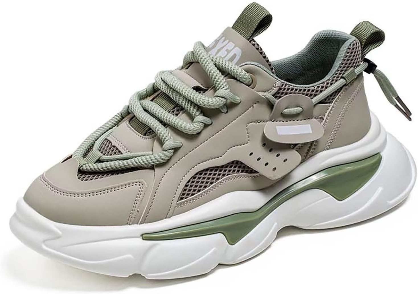 

Мужские теннисные кроссовки TERBOFIN, модные беговые кроссовки, прогулочные кроссовки для тренировок в зале и на улице, дышащая сетка, зеленый