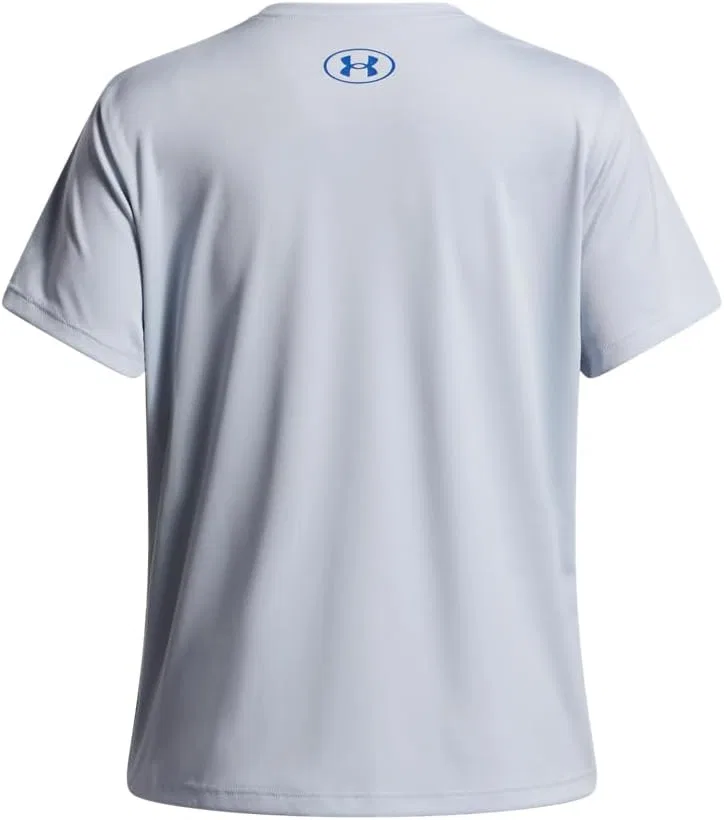 Футболка Active Tech Print, Under Armour, цвет Blue Calm / Washed Navy — фото 2