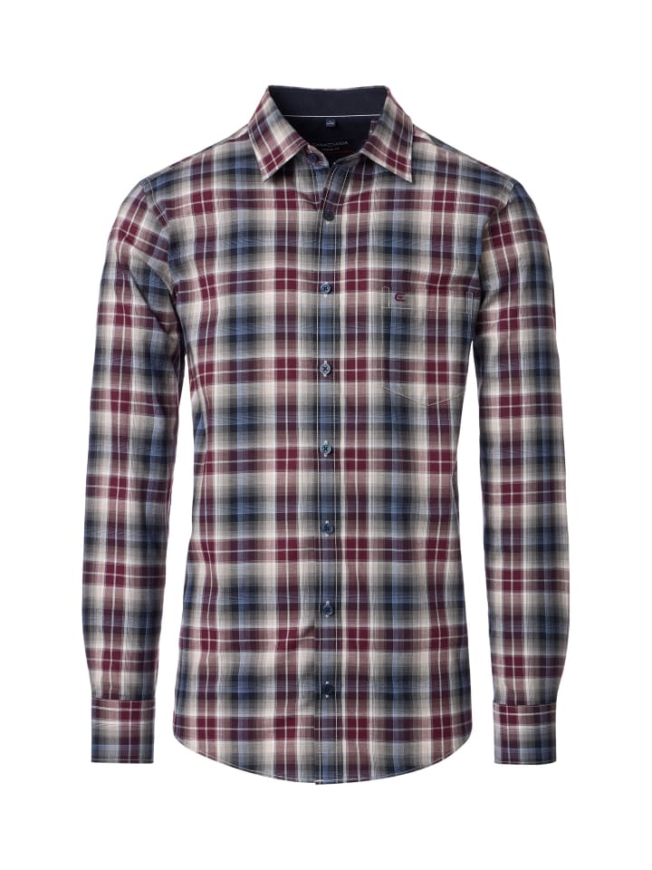 

Повседневная рубашка красного цвета CASAMODA