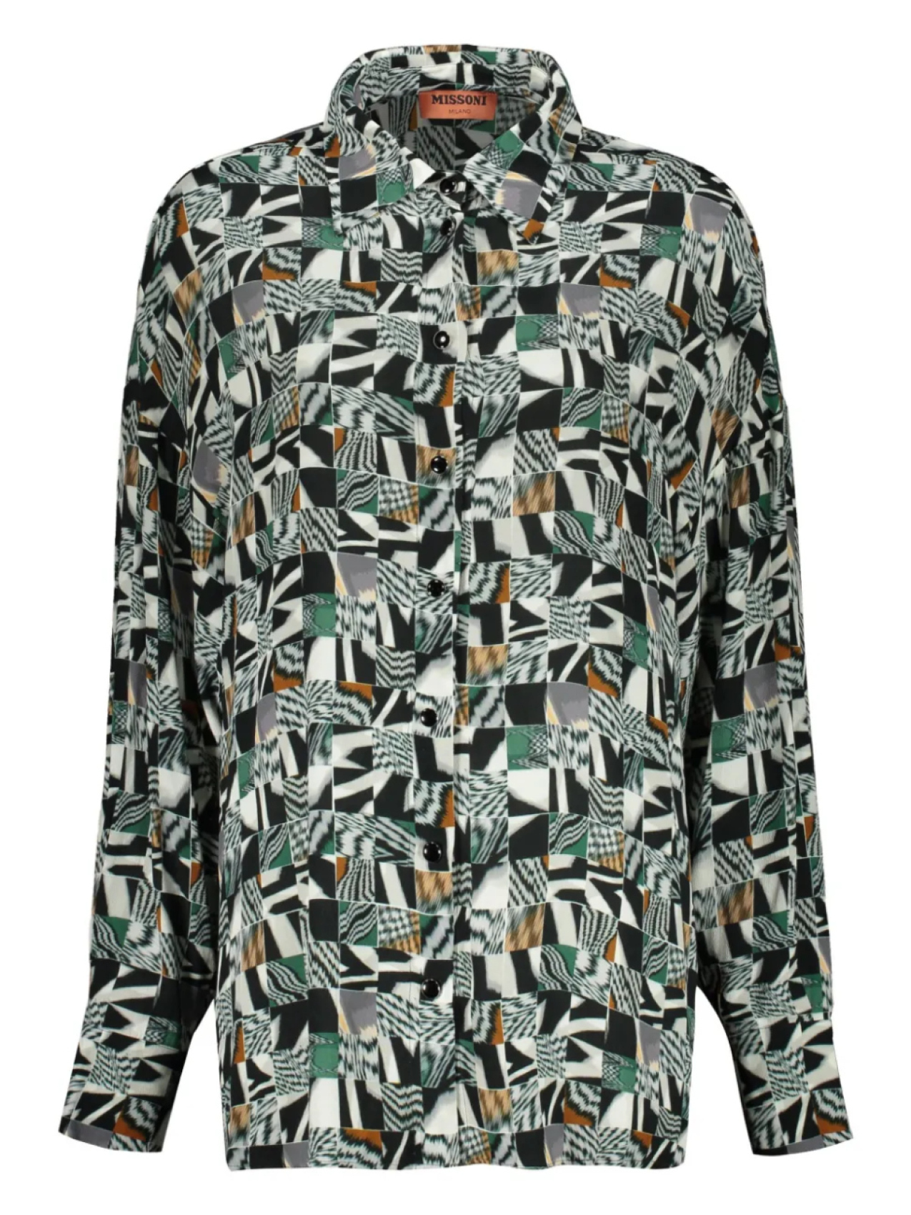 

Рубашка с абстрактным узором Missoni, зеленый
