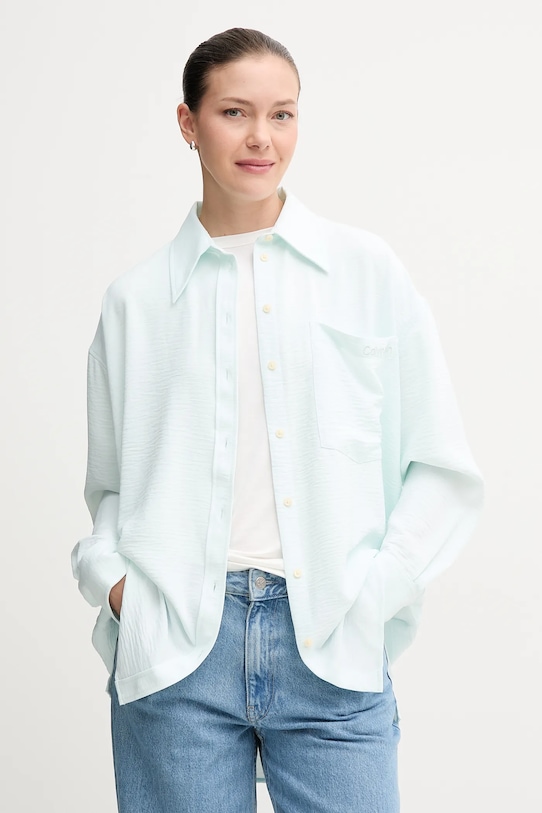 

Рубашка Calvin Klein Jeans, бирюзовый