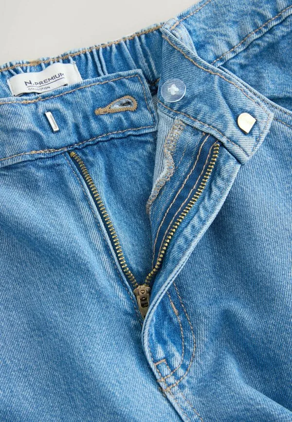 Джинсовые шорты премиум-класса, укороченный крой Next, Mid Blue Denim — фото 2
