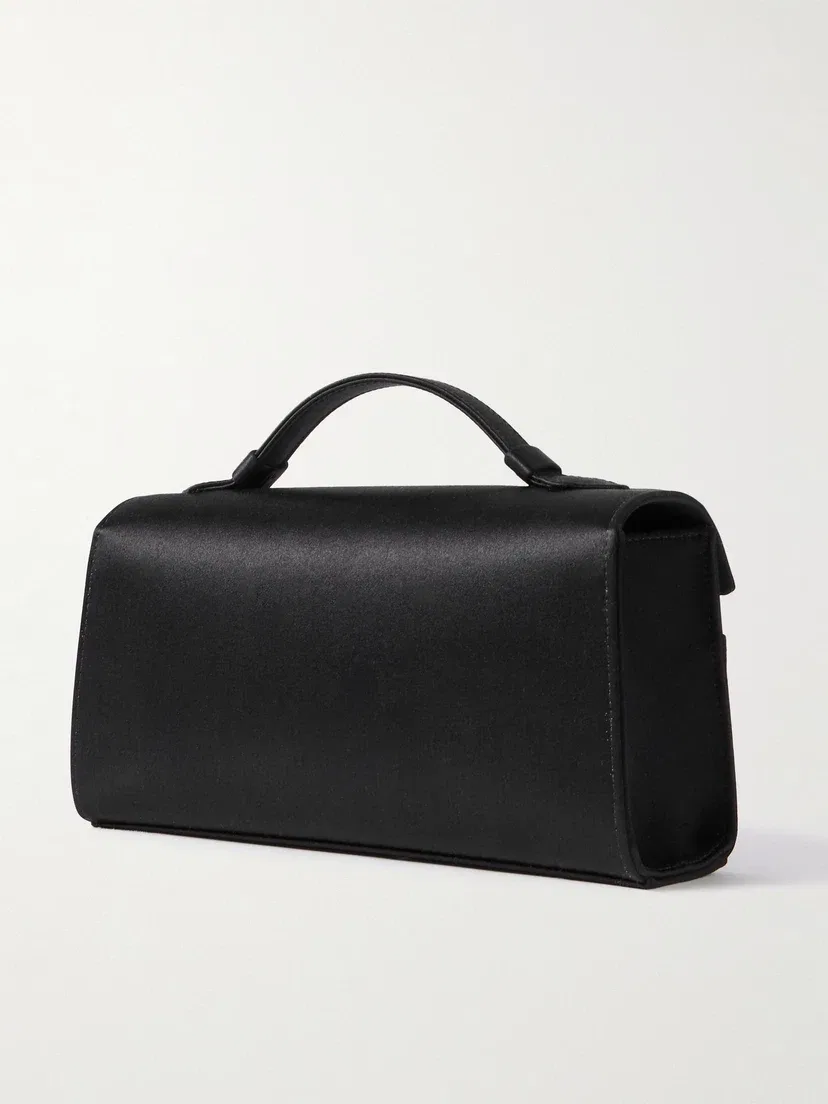 Сумка-тоут Symmetry Pochette из атласа Savette, черный — фото 3