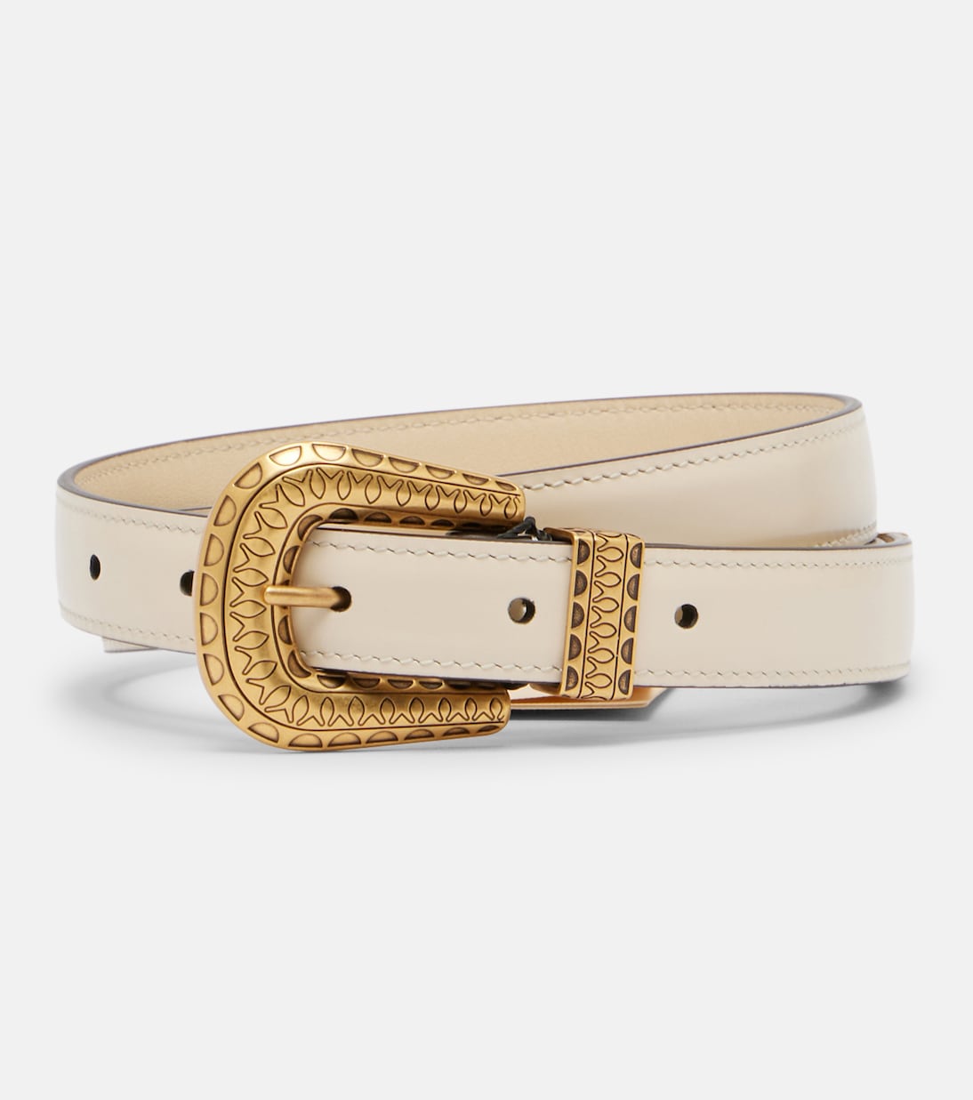 

Кожаный ремень Valentino Garavani, Butter White