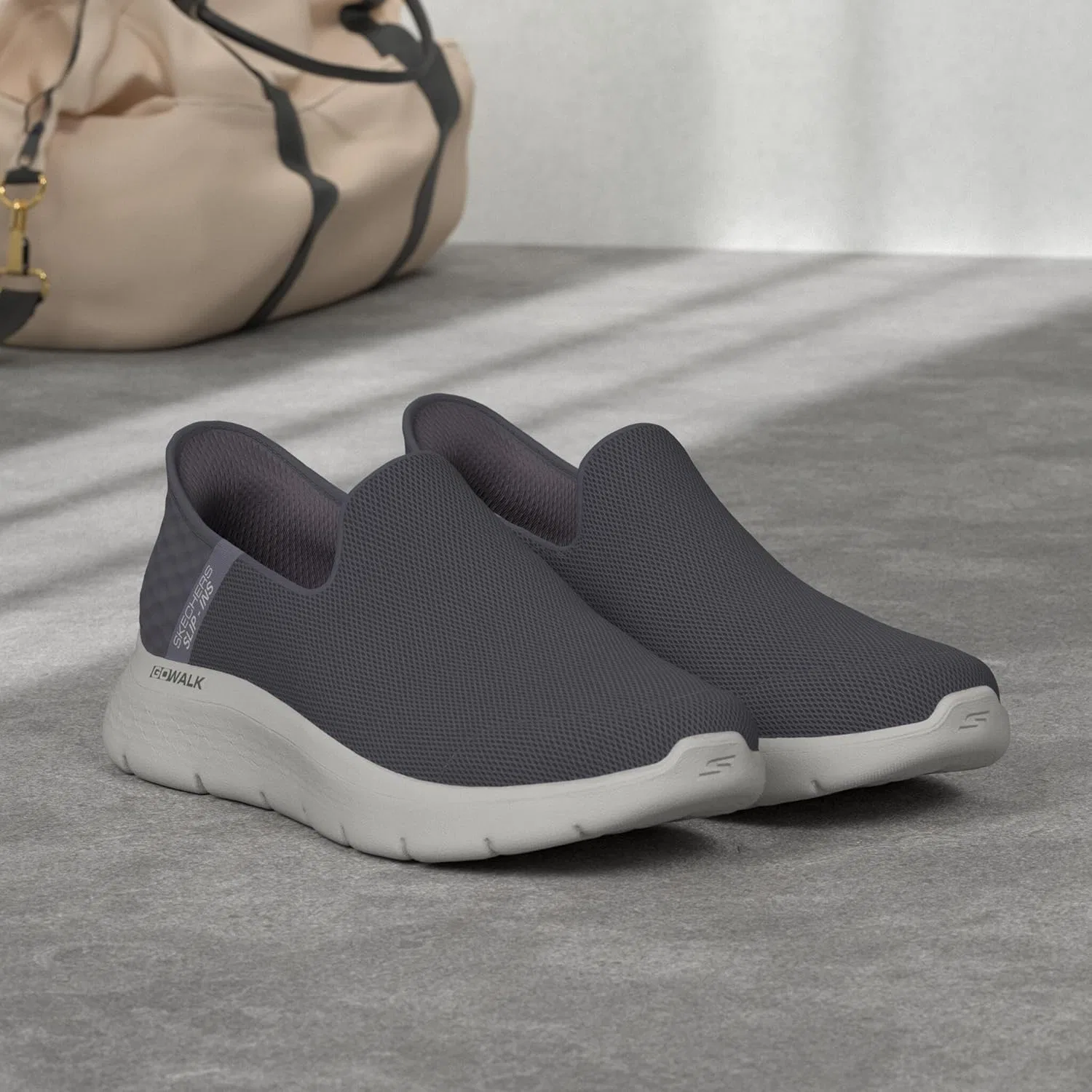 Кроссовки для ходьбы Skechers темно-серые — фото 2