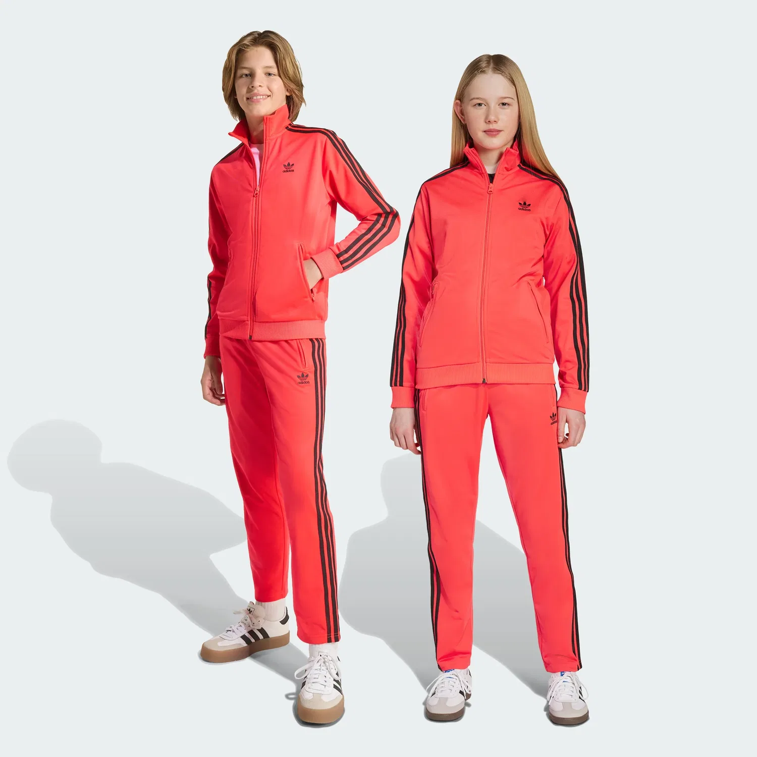 Детские штаны adidas Adicolor Firebird, яркий красный