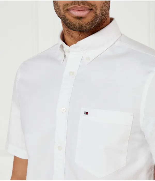 Рубашка Heritage Oxford Regular fit Tommy Hilfiger, белый — фото 4