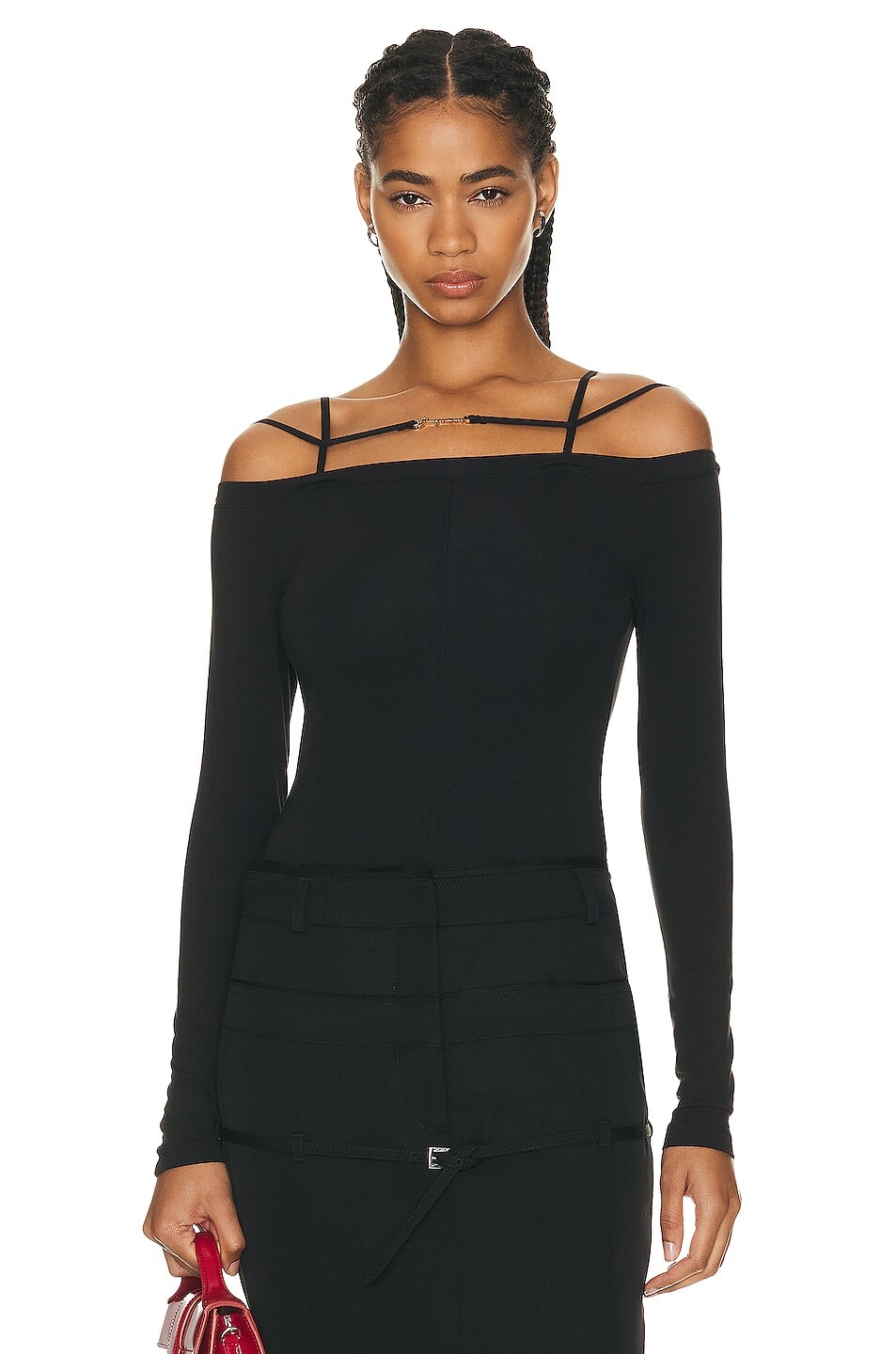 

Топ Jacquemus Le T-Shirt Sierra, черный