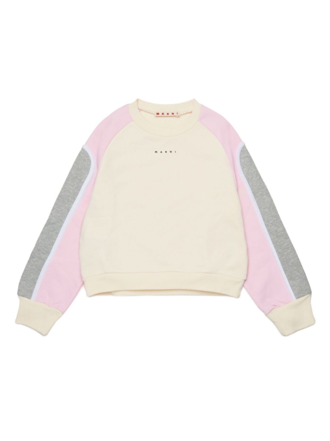 

Marni Kids толстовка в стиле колор-блок, желтый