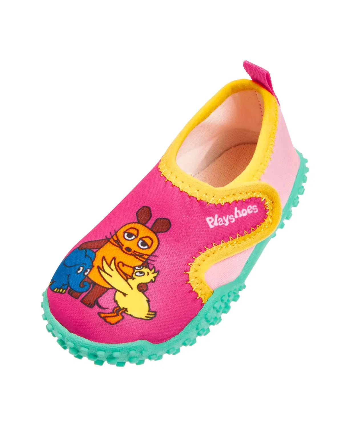 Аквашуз DIE MAUS Freunde, Playshoes, розовый — фото 3