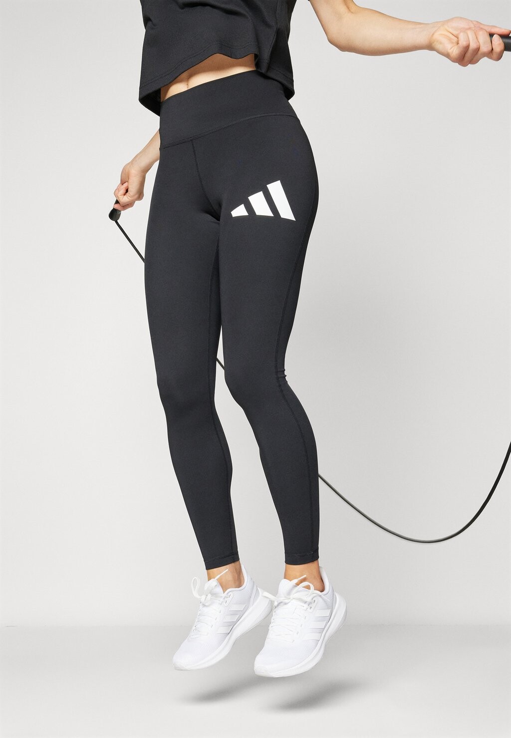 Тайтсы ESSENTIALS BIG FULL-LENGTH adidas, черный — фото 2