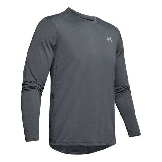 

Футболка men's mesh running long sleeves gray Under Armour, серый
