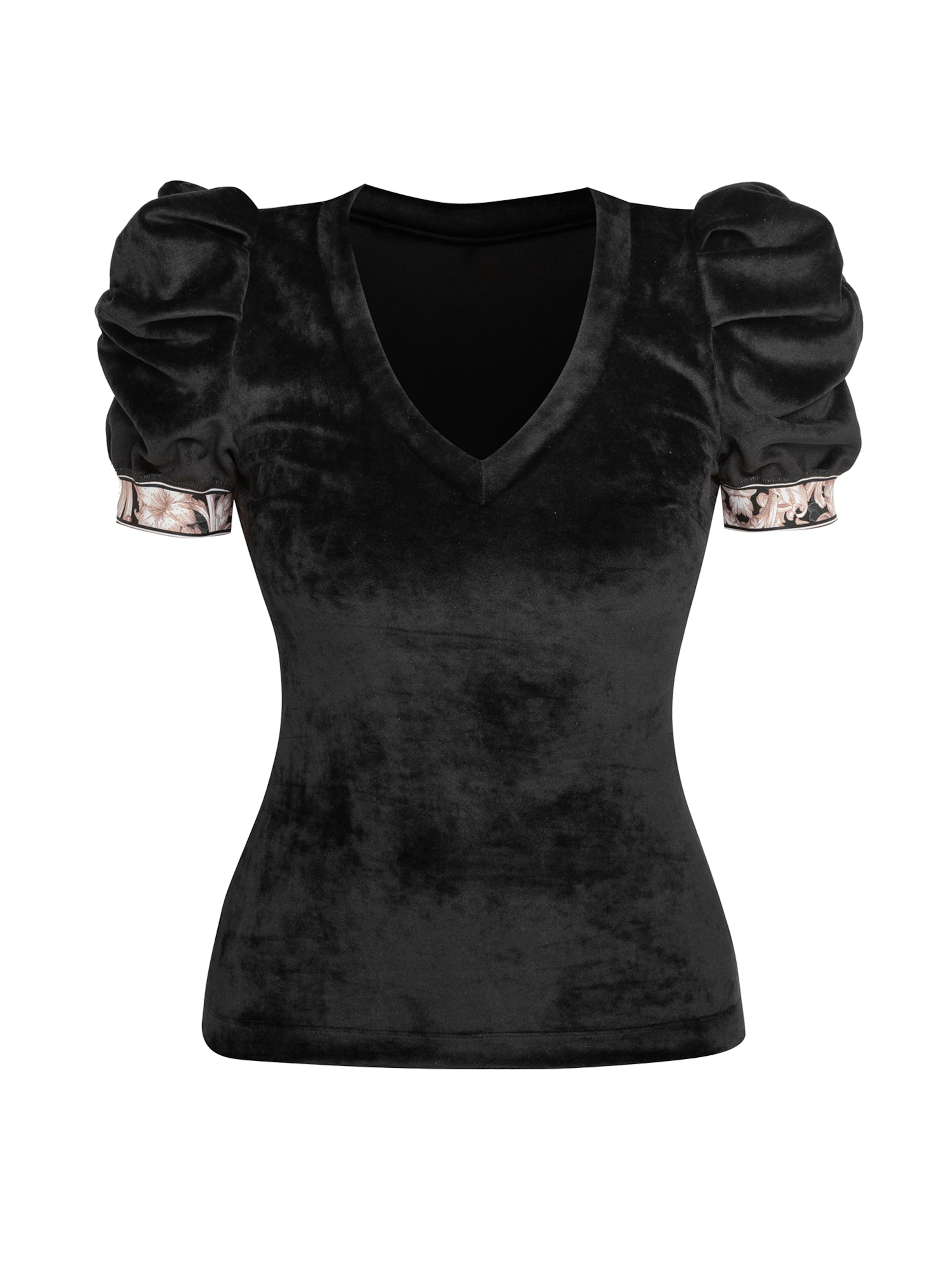 

JIORO Блуза 'ESSENTIALS' в черном цвете