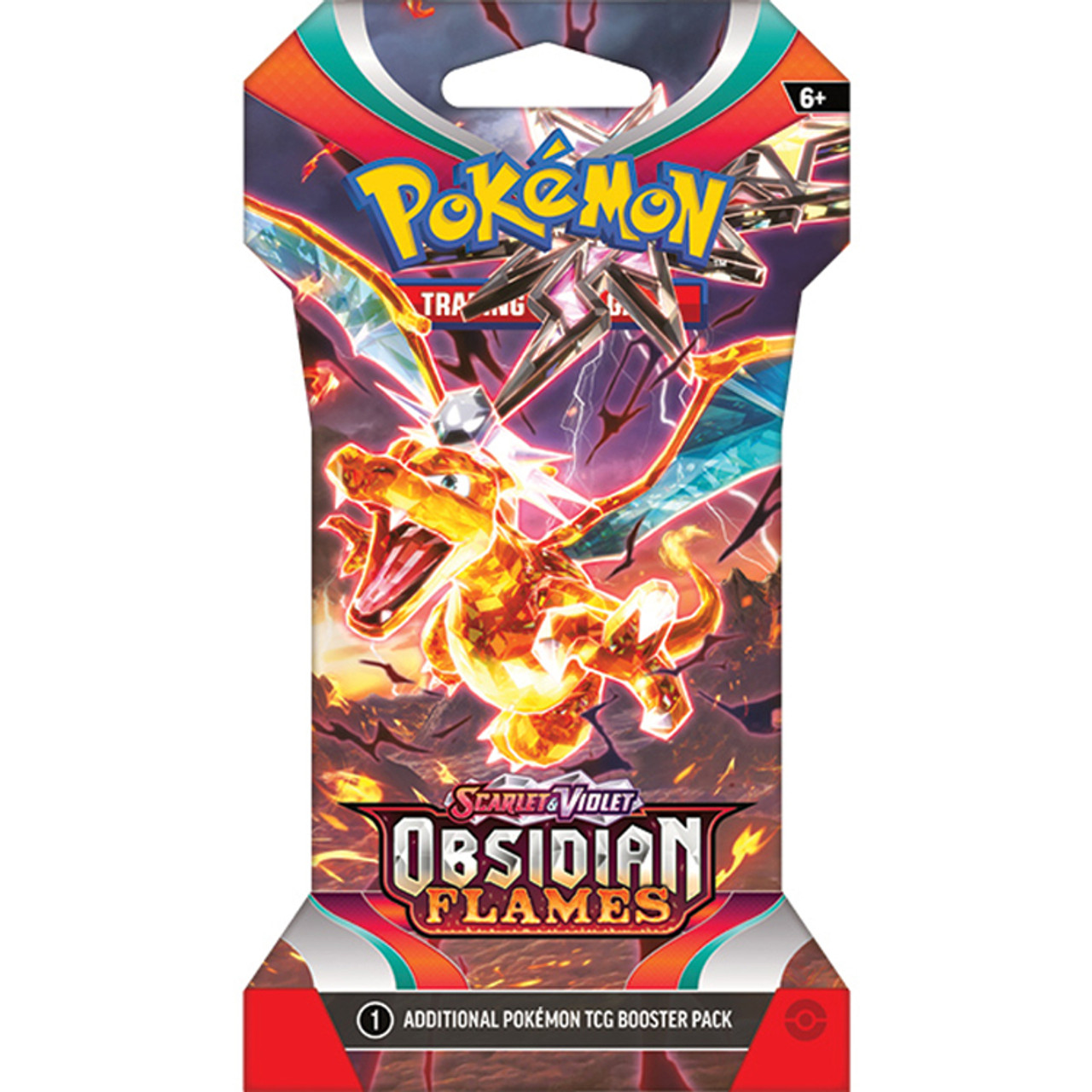 

Карточная игра Pokemon: Scarlet & Violet - Obsidian Flames - Sleeved Booster Pack