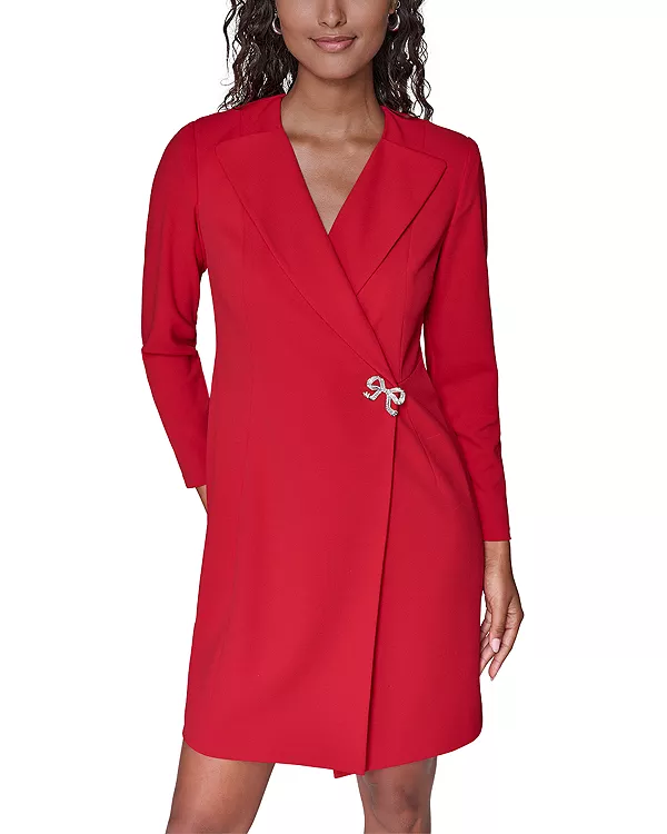 

Платье-Жакет с бантом Karl Lagerfeld Paris, красный