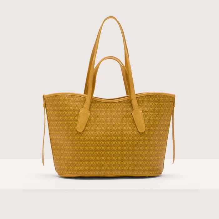 

Сумка-тоут Coccinelle New Never Without bag coated monogram medium, цвет Multi Soleado/Soleado