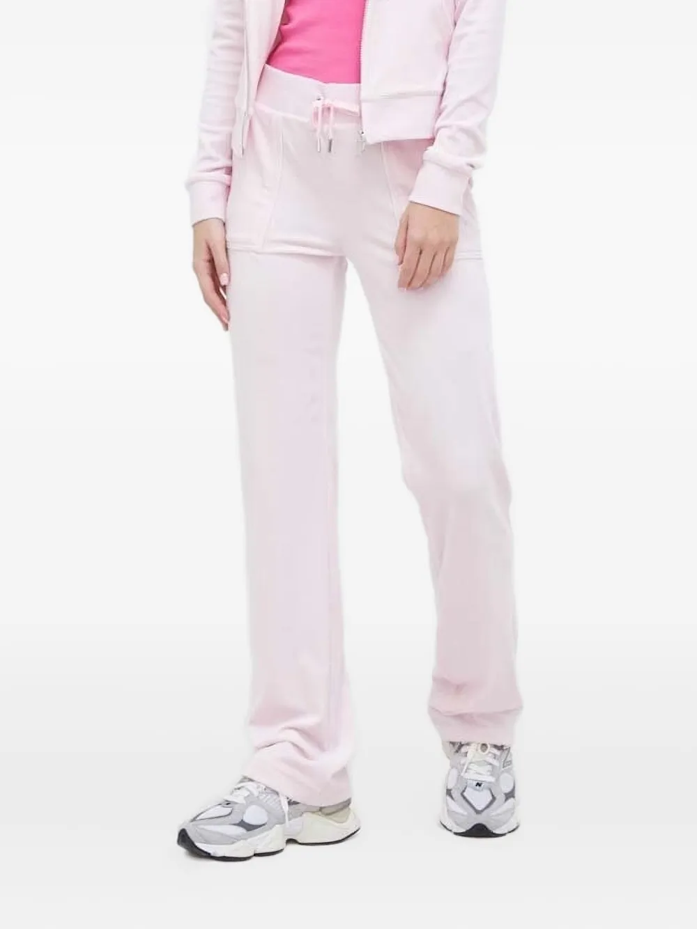 

Брюки с вышивкой Juicy Couture, розовый