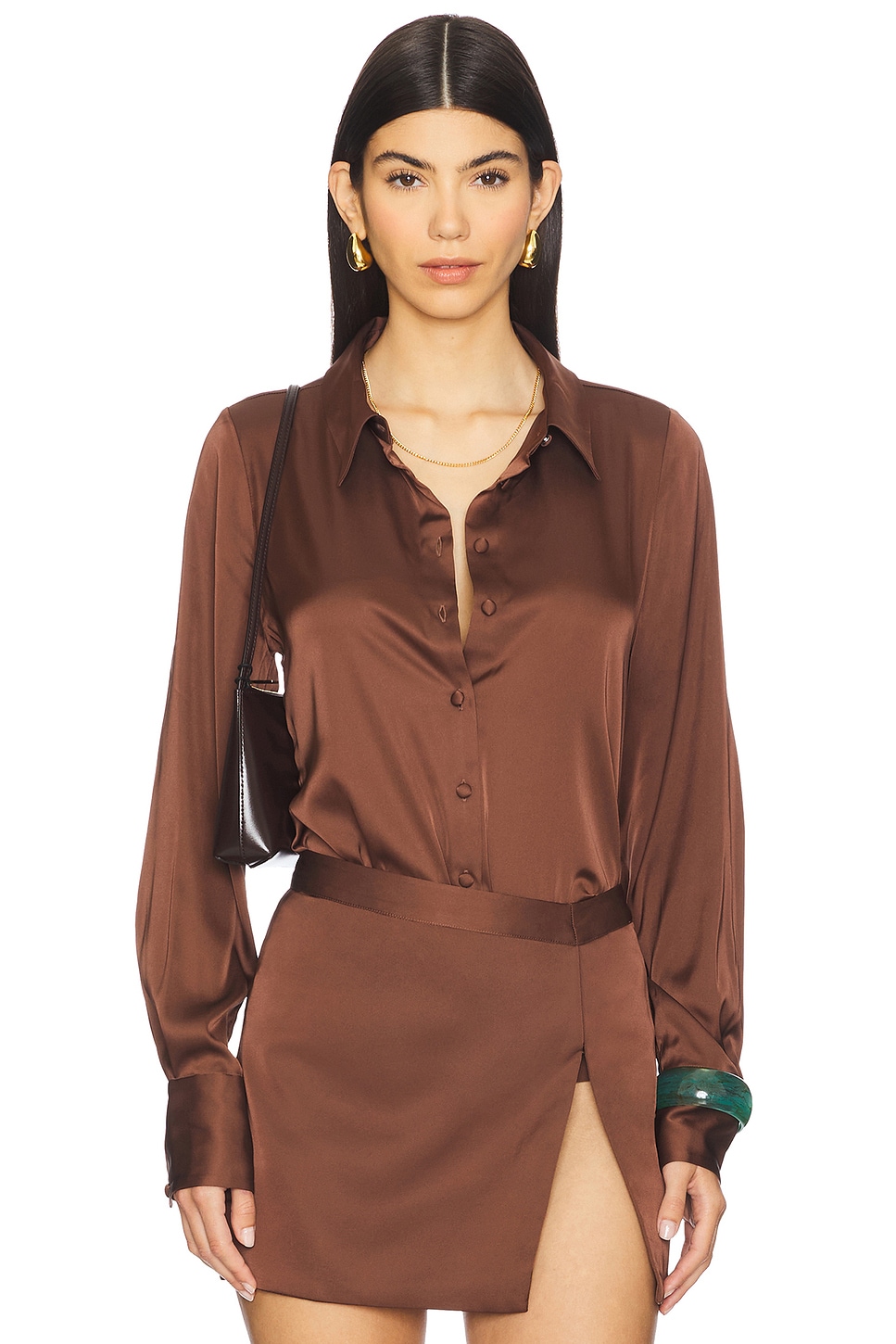 

Рубашка X Revolve Rococo Sand, brown