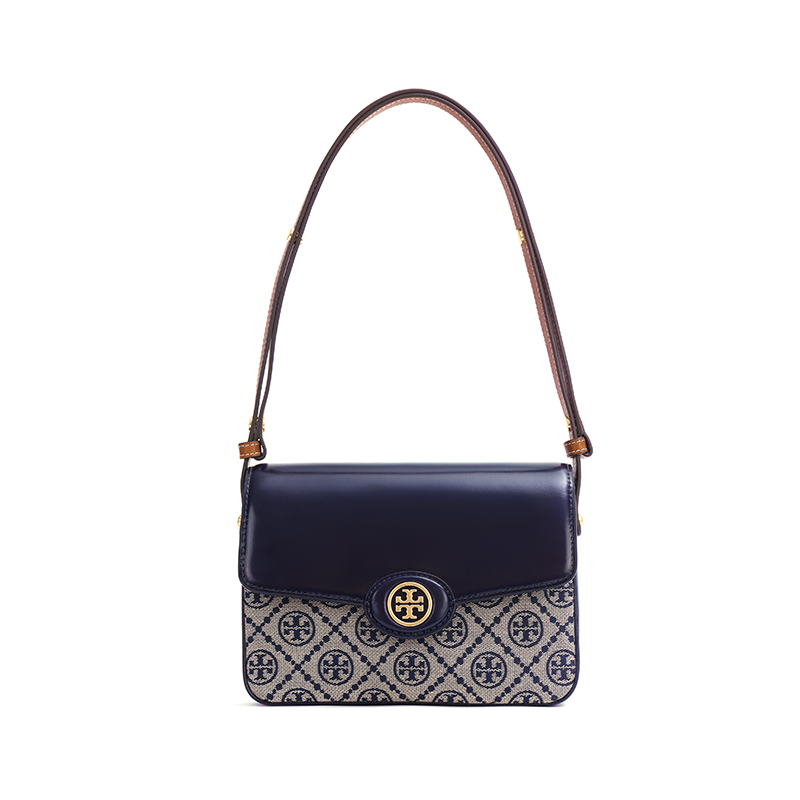 

TORY BURCH Робинсон средняя сумка через плечо синяя, Marine Blue