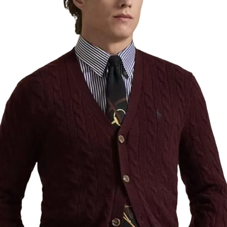 Свитер Classic Version мужской Polo Ralph Lauren, Burgundy — фото 3
