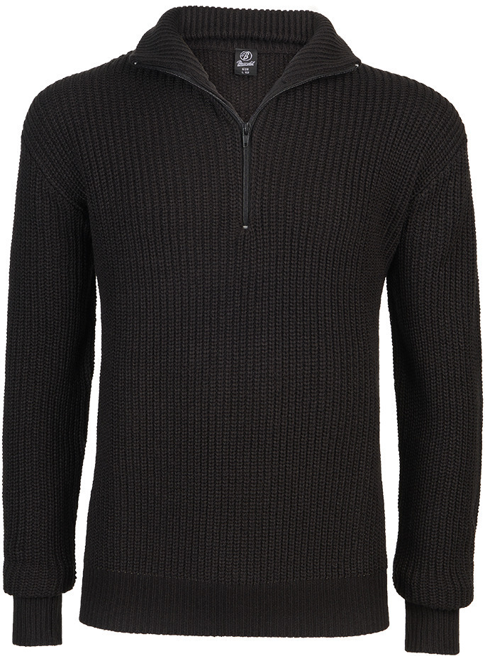 

Пуловер Brandit Marine Pullover Troyer, черный