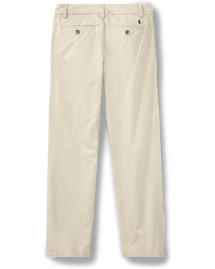 Брюки Polo Ralph Lauren Kids Slim Fit Cotton Chino Pants, цвет Basic Sand — фото 2