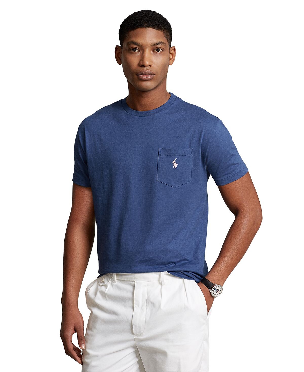 

Мужская футболка классического кроя из джерси с карманами Polo Ralph Lauren