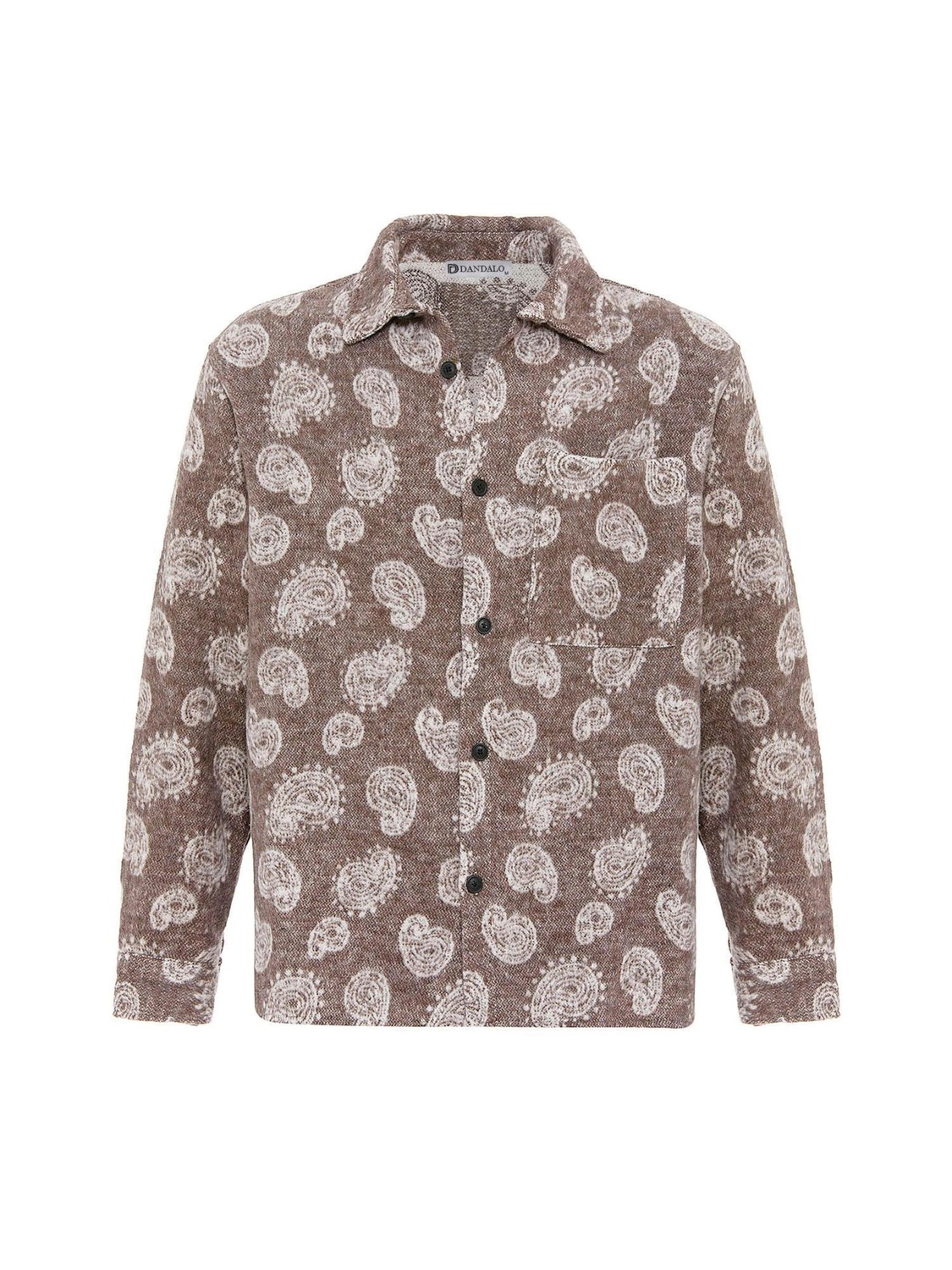 

Dandalo Рубашка на пуговицах комфортного кроя в коричневом цвете