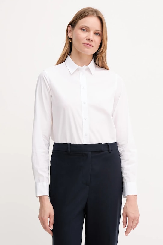 

Хлопковая рубашка Gant, белый
