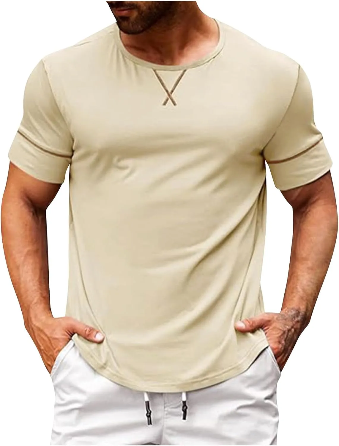 

Мужская футболка с коротким рукавом Slim Fit Stretch