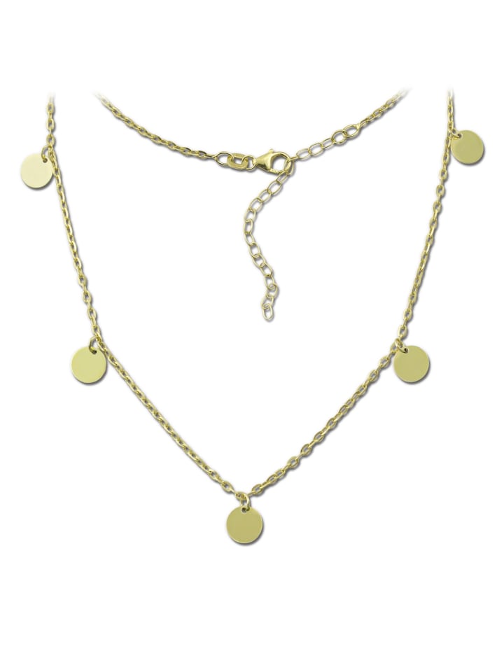 

Женское колье из серебра 925 пробы, SilberDream в восточном стиле, длина около 38 см с удлинителем 5,5 см