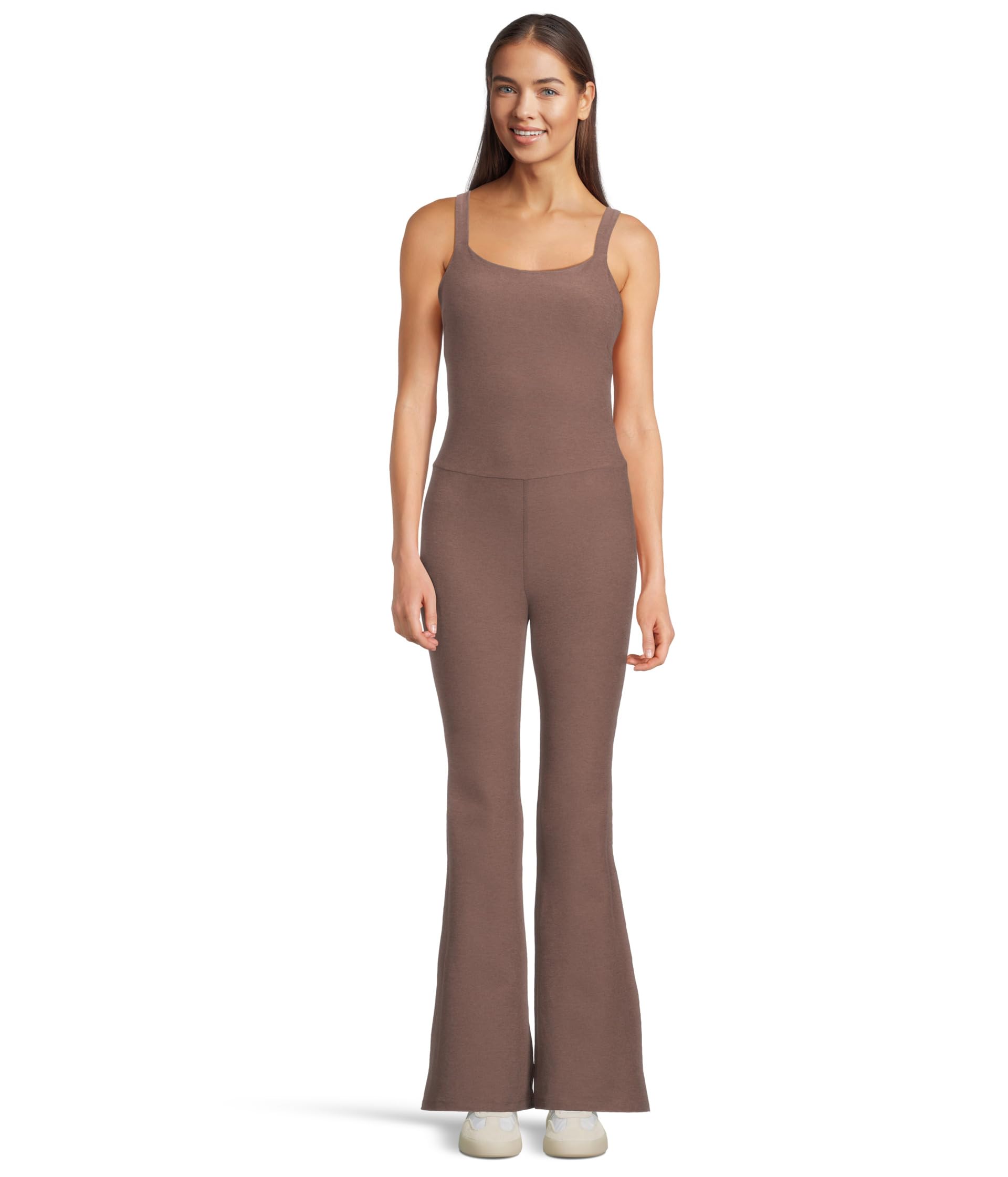 

Комбинезон Beyond Yoga Spacedye Hit The Scene Jumpsuit, цвет Truffle Heather