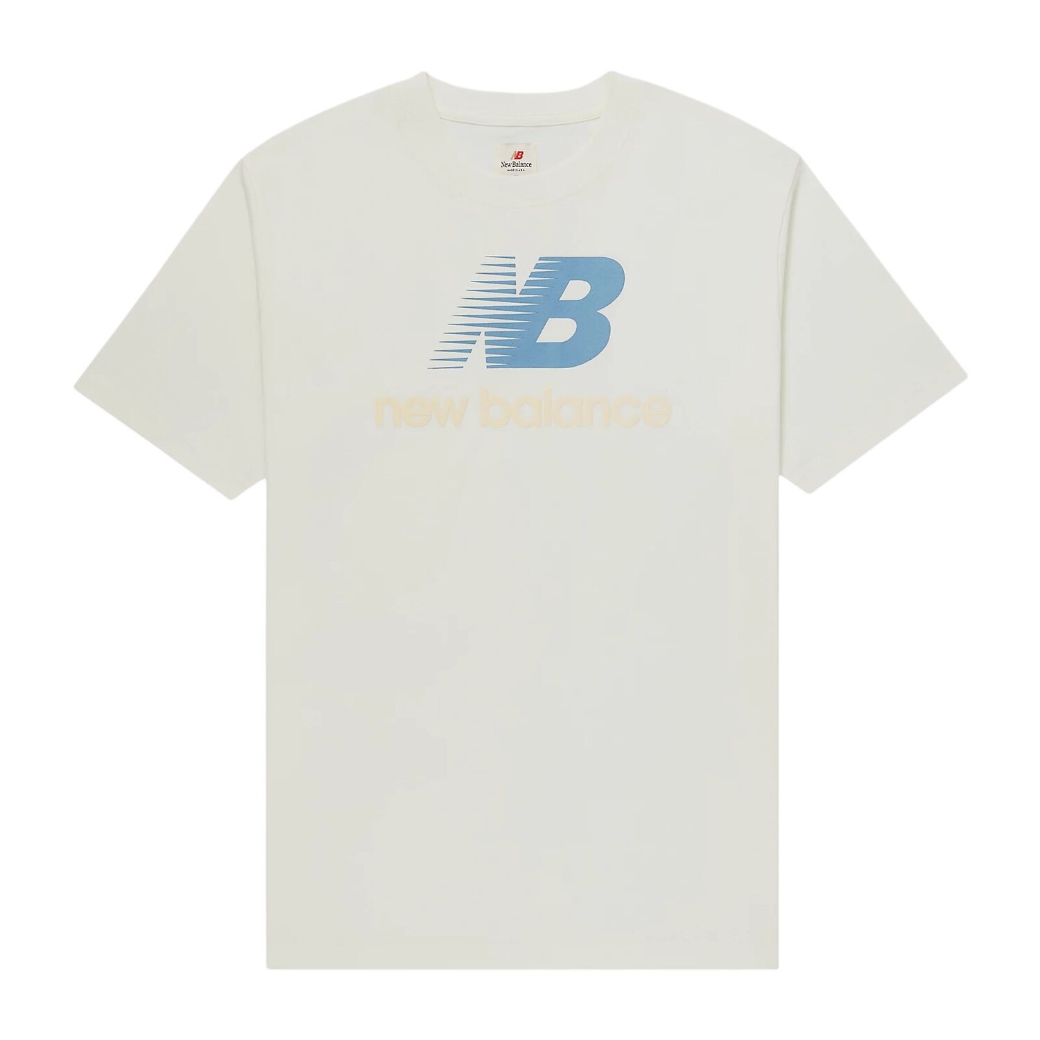 

Футболка с рисунком для мужчин MADE In USA, цвет морской соли New Balance, цвет Sea Salt