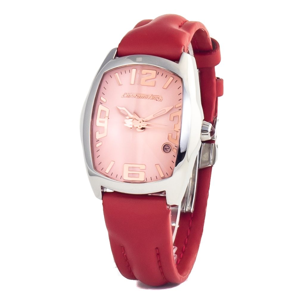 

Женские часы Chronotech Leather, красный
