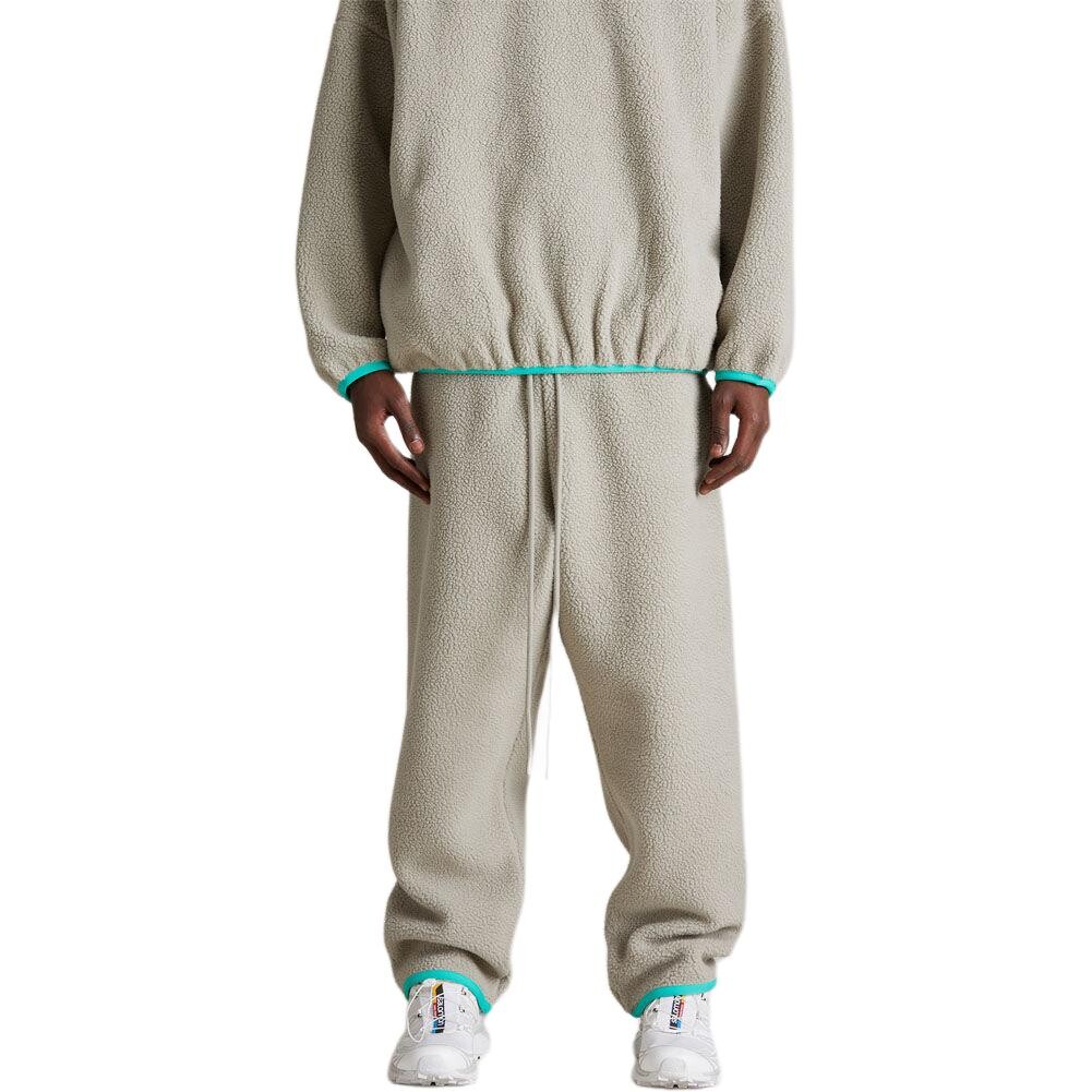 Штаны из флиса Fear Of God Essentials, цвет Seal — фото 4