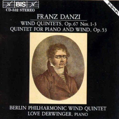 

CD диск Danzi / Derwinger / Philharmonic Wind Quintet: Wind Quintets in G Op67