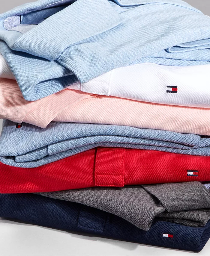 Мужская классическая поло Ivy Big & Tall Tommy Hilfiger, коричневый/бежевый — фото 2