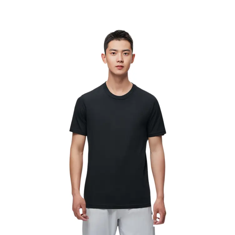 Мужская футболка UNIQLO, черная — фото 4